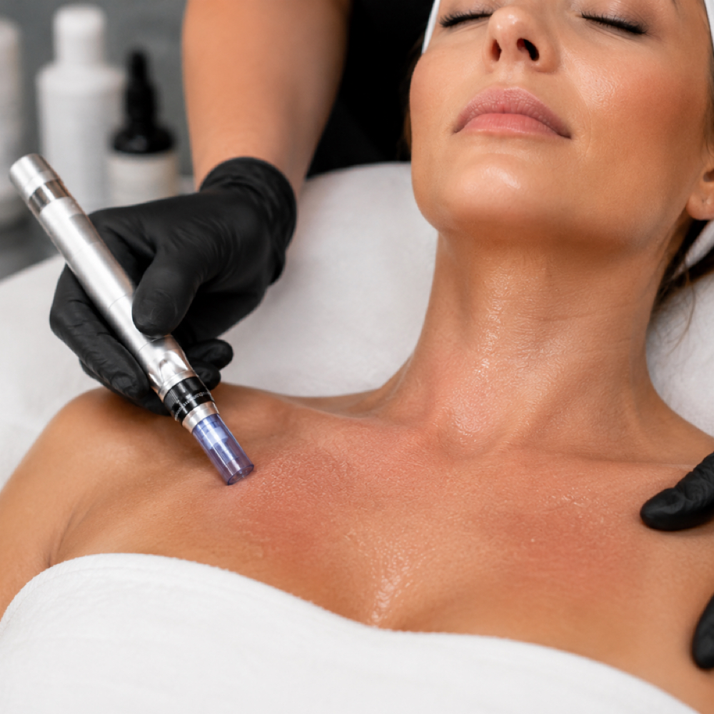 ADD ON MicroNeedling Décolleté at Five2 Spa in Omaha, NE