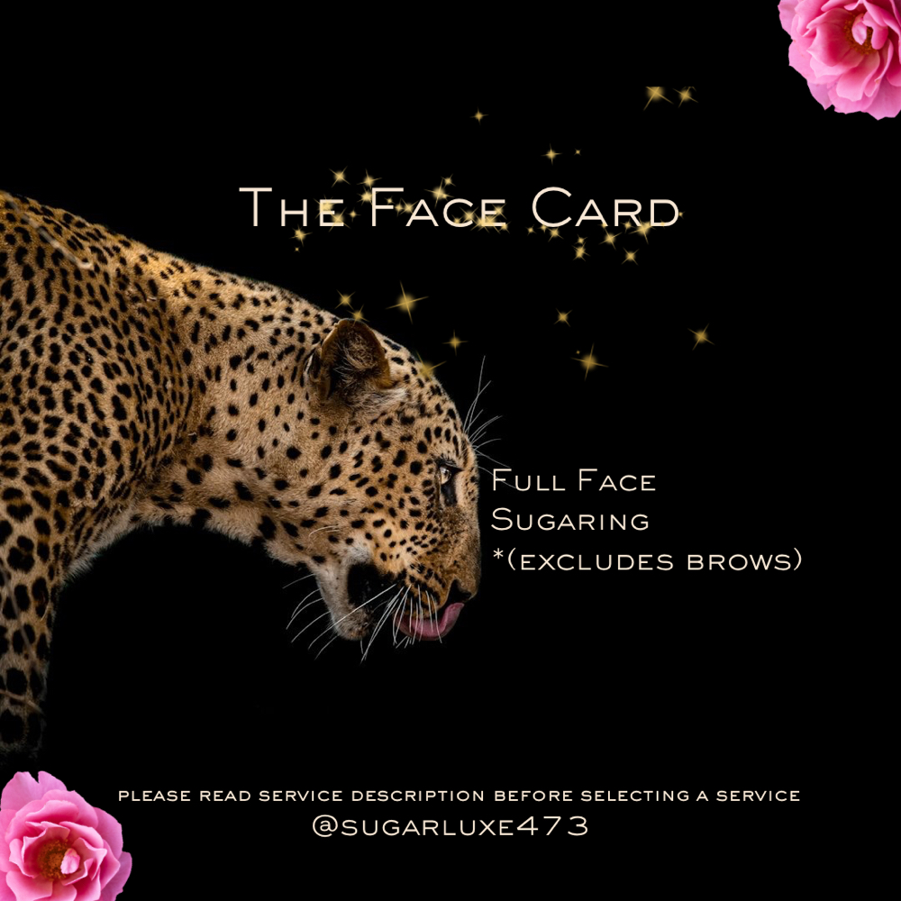 Full Face Sugaring (excludes brows) at Sugar Luxe 473 - #1 Spicemas Skin Prep Destination in Pearland, TX
