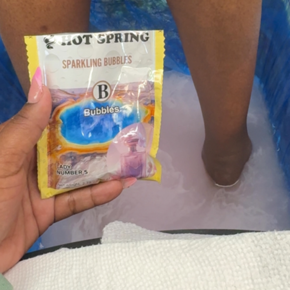 Fabulux Jelly Pedi at Fabulux Nails And Beauty Lounge in North Plainfield, NJ