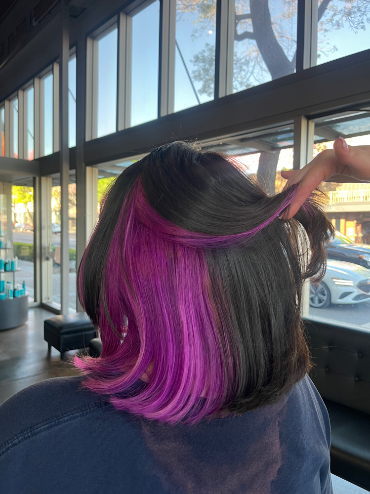 Color Blocking at Hair Bestie Paige in Fullerton, CA