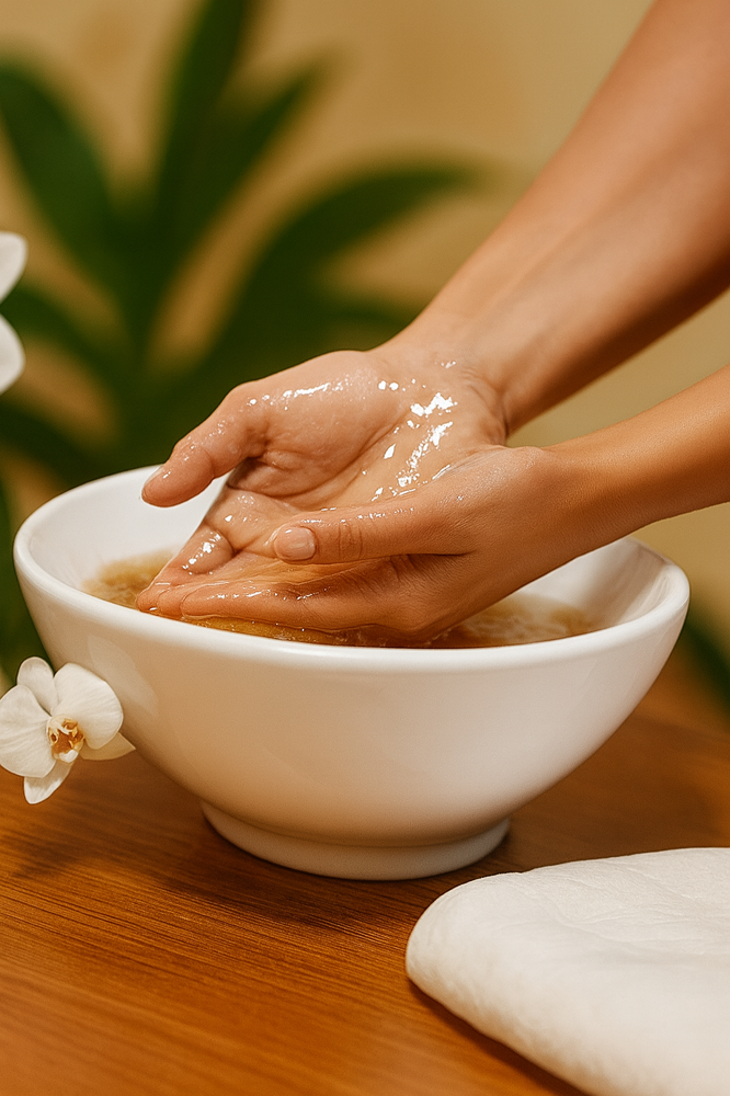 Hydrating Paraffin Hand Wrap at Polished by Renee in Lafollette, TN