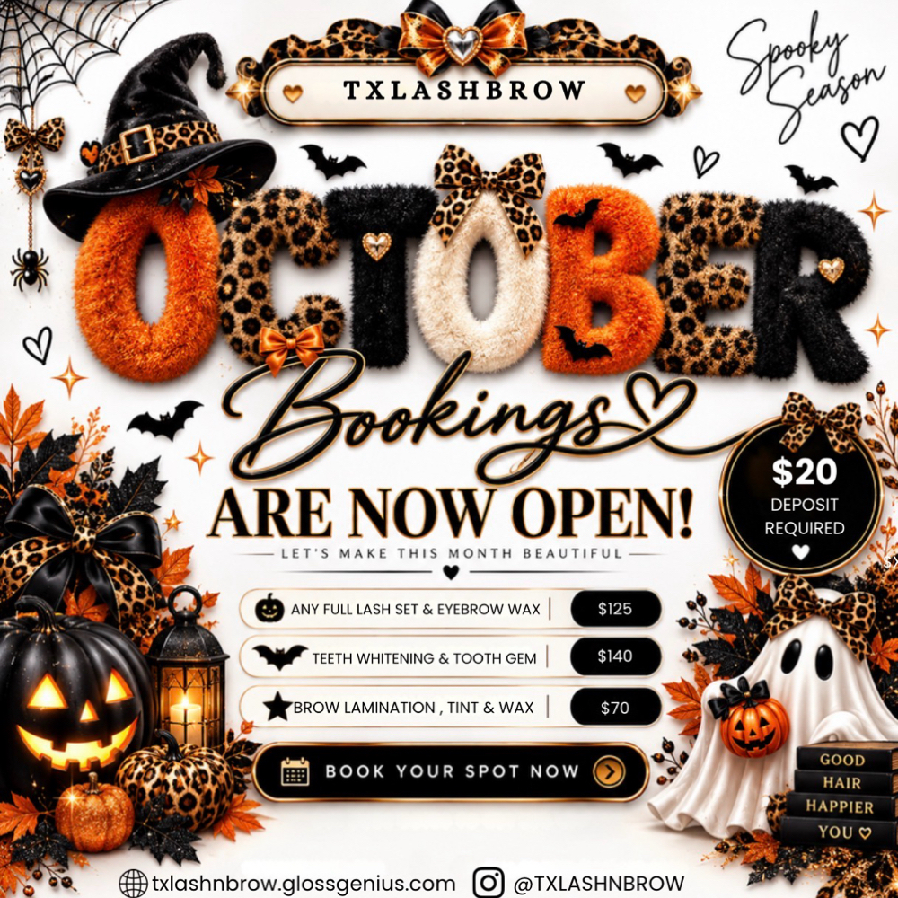 OCT. Brow Lami, Tint & Wax at Txlashnbrow in Abilene, TX