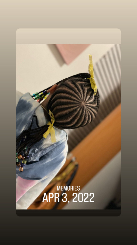 Feed In Braids For Kids