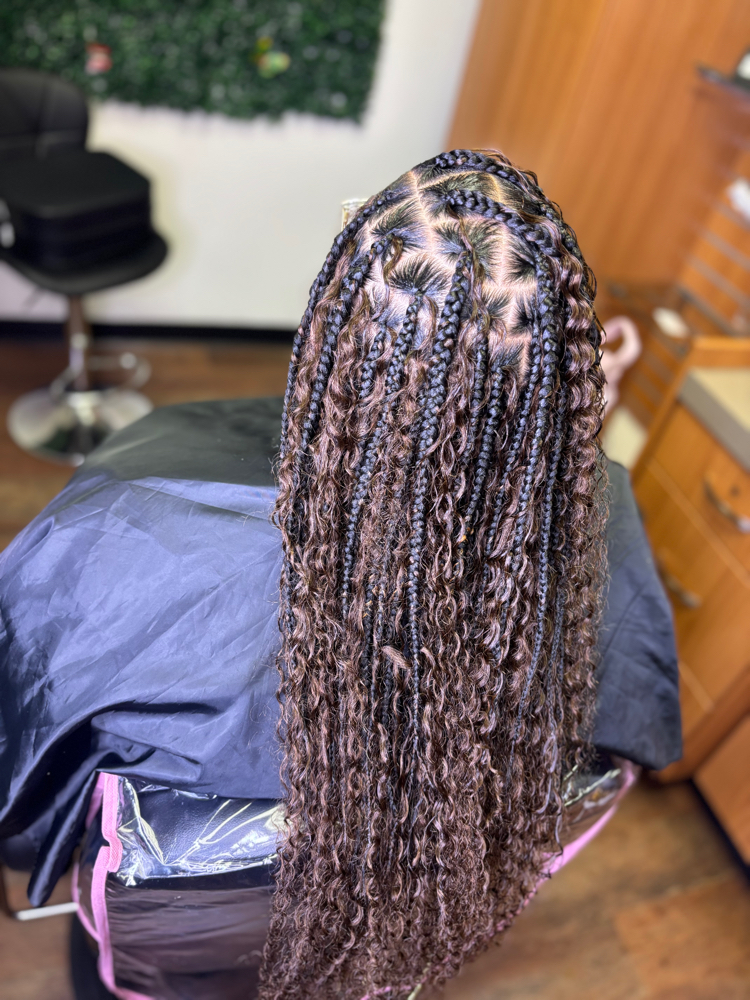 Bohemian Knotless Braids