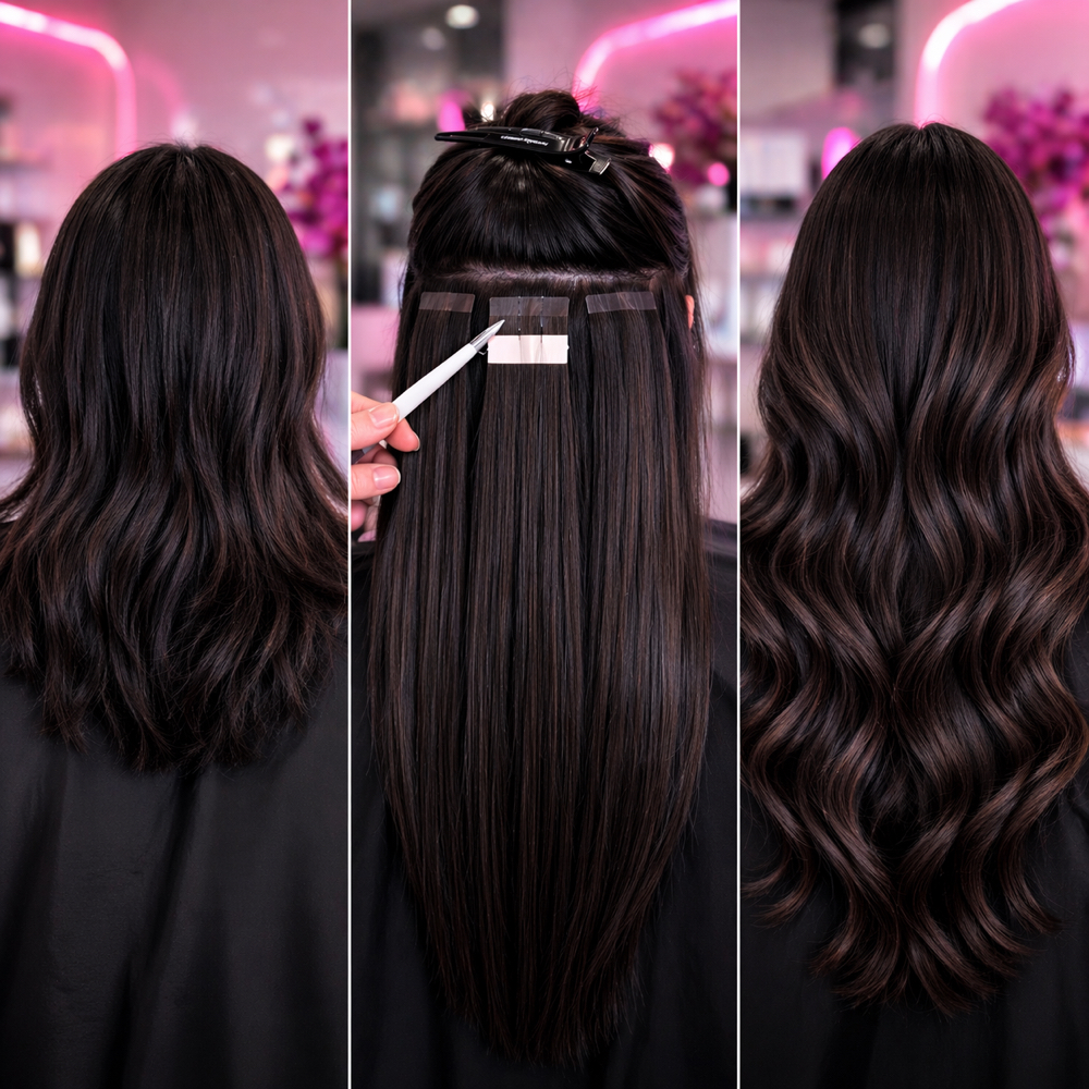 Tape-In Maintenance (Move-Up) at Thairapy by Abbye Ellison in Ennis, TX