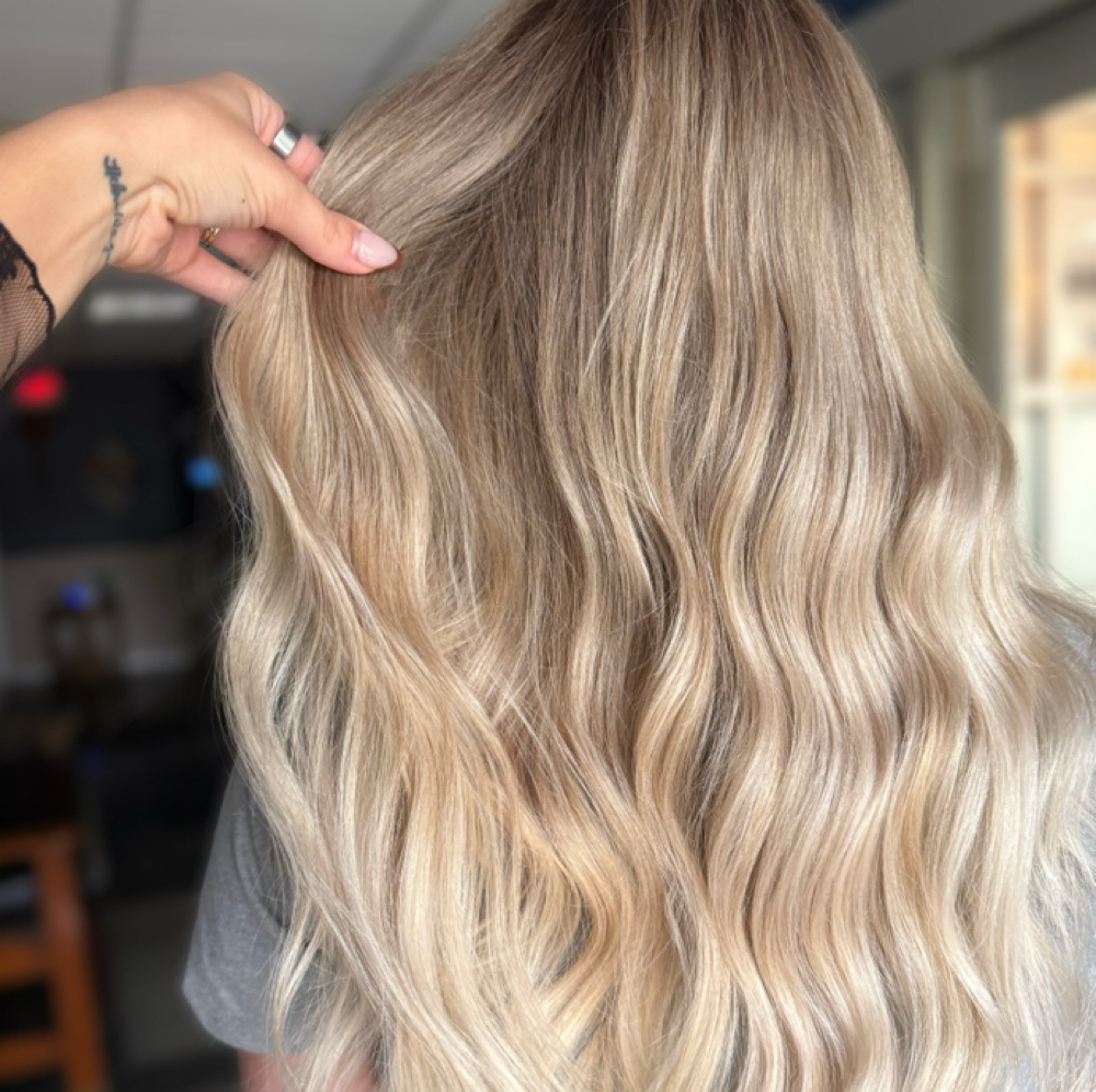 Blonde Transformation at Signature Designs Hair Studio in Wapakoneta, OH