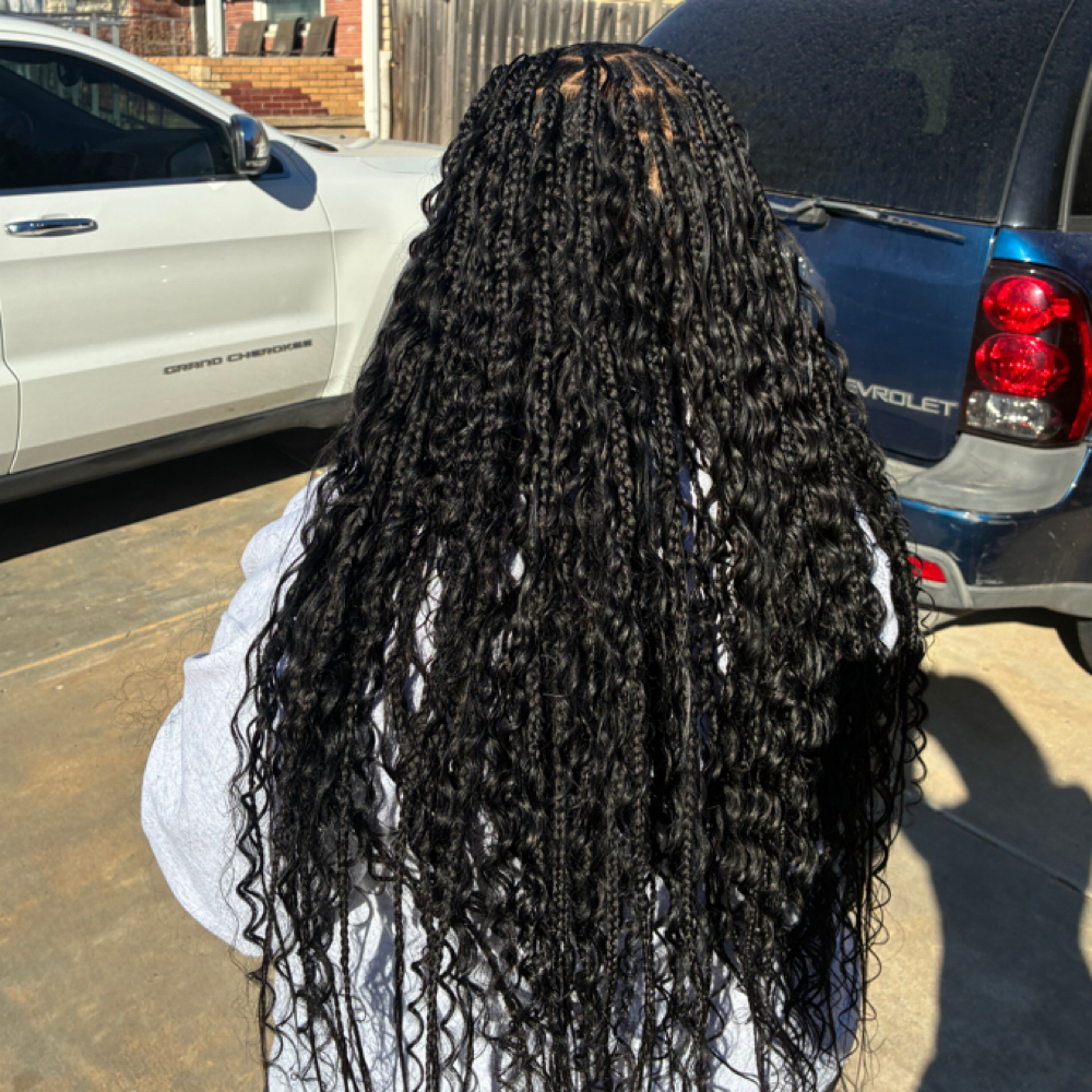 Smedium Bora Bora Braids at BraidsByJinece in Wichita, KS