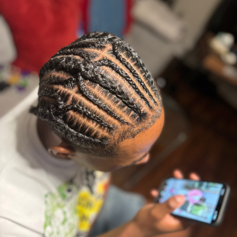 Braids for the Boys at Crowned by Lexx in Gpt/Biloxi, MS