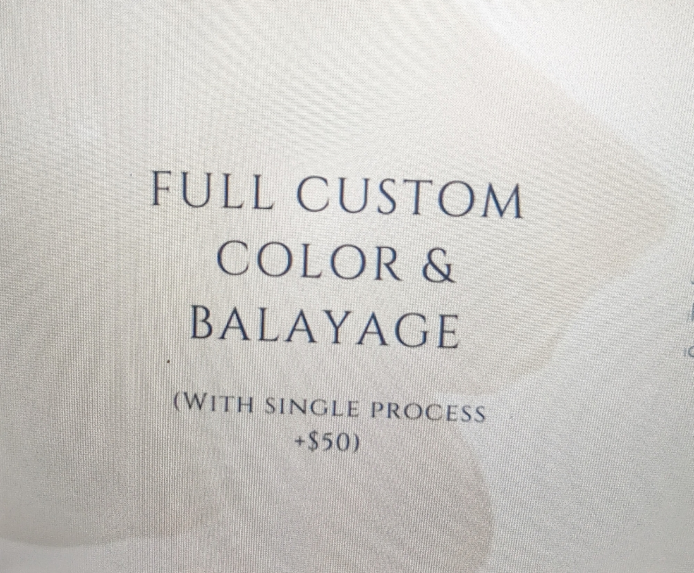FULL CUSTOM COLOR with Allison