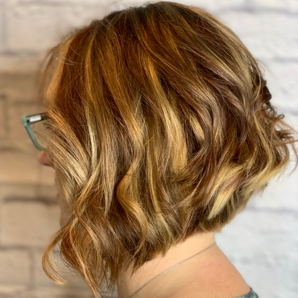 Short Precision Haircut And Style at Salon Jul's in Marble Falls, TX