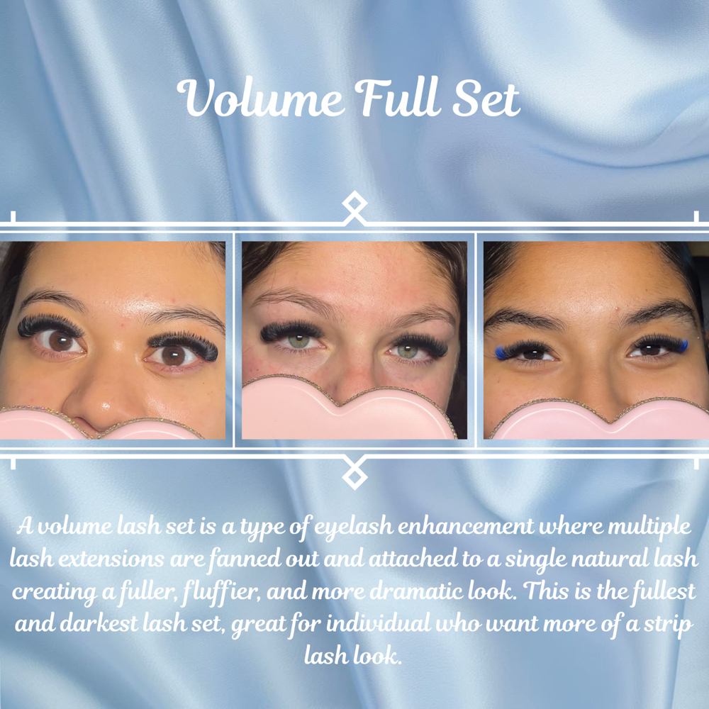 Volume Full Set at Lash w Nikki in Clovis, CA