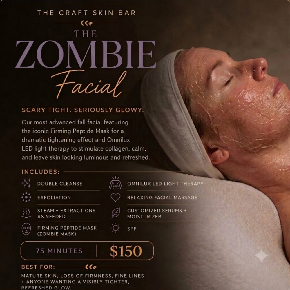 Zombie Facial at The Craft Skin Bar in Chandler, AZ