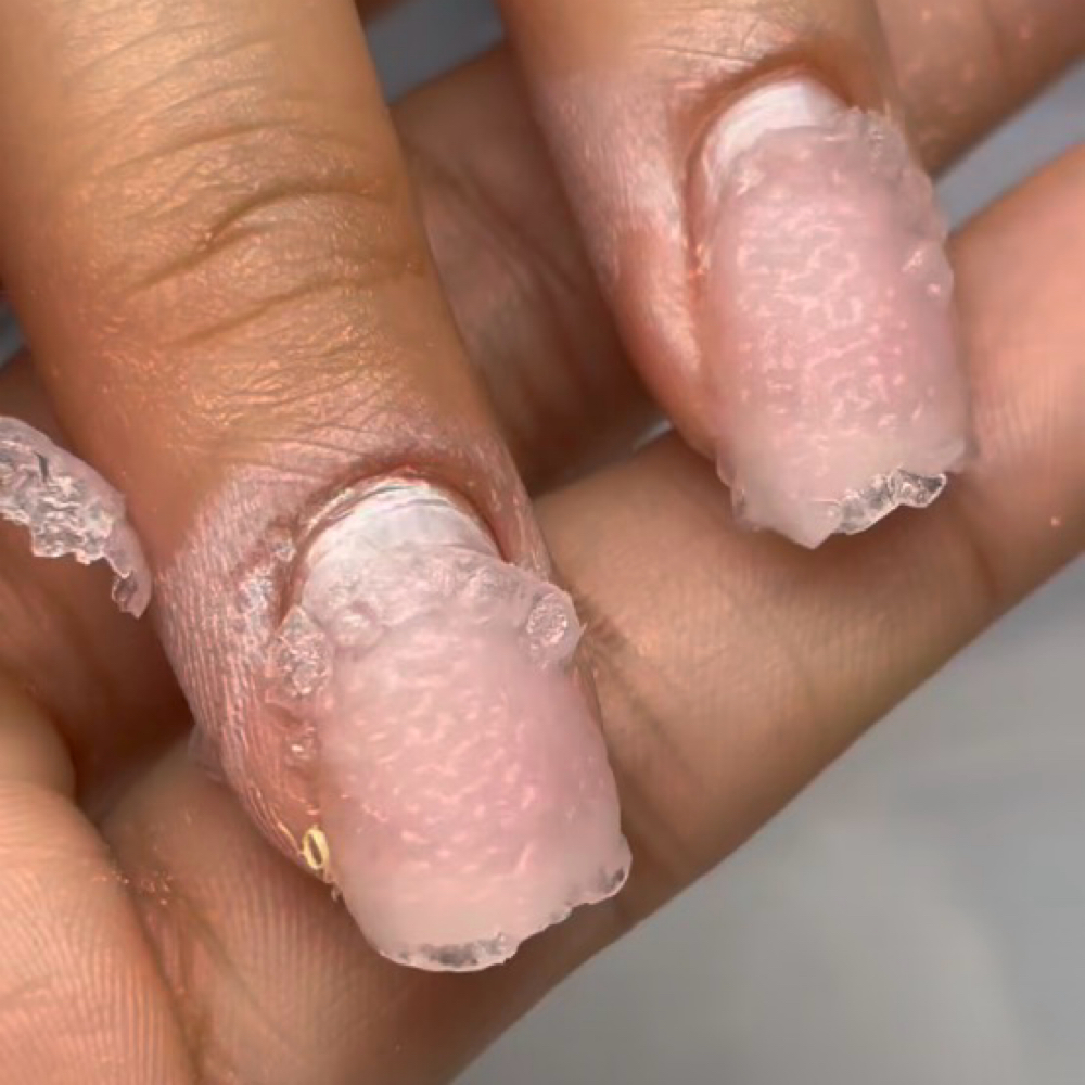 Acrylic Nail Removal at French Nails & Cocktails by Princess Bling Nail Studio in Dallas, TX