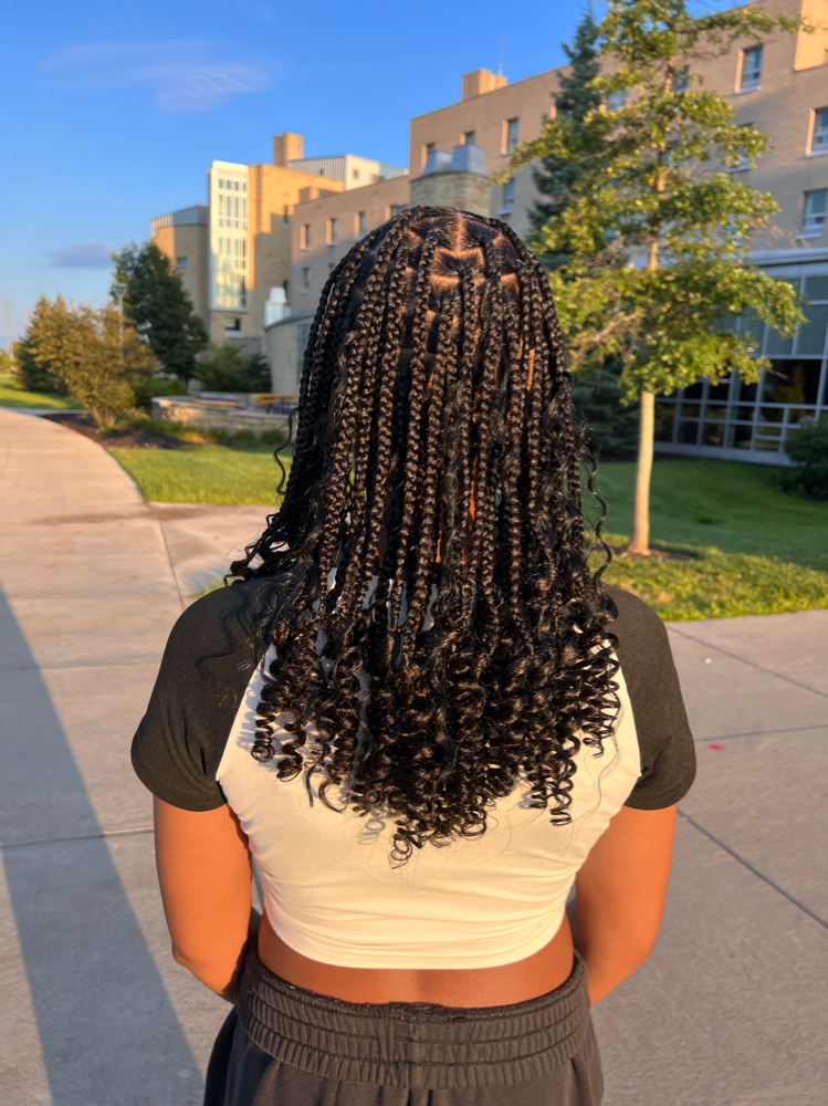 short boho knotless