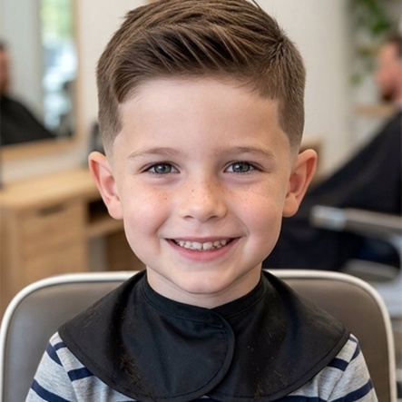 Little Boy at Box Office Hair in Winter Springs, FL