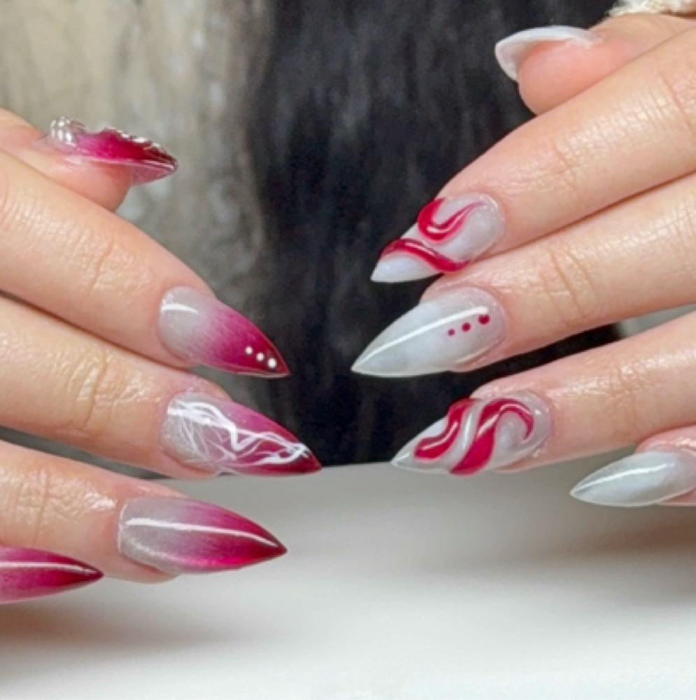 Gel X Freestyle at Chia Nails It in Newton, NC