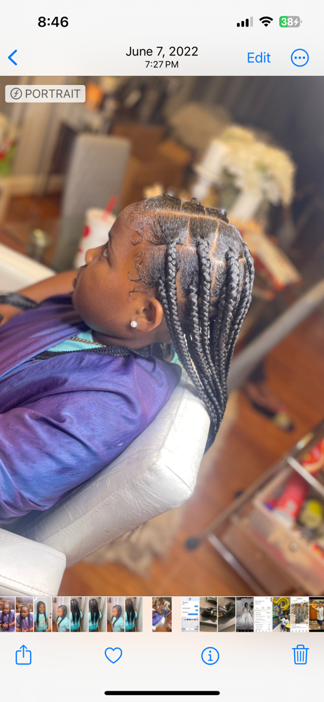 Kids Jumbo Knotless 12 In Under