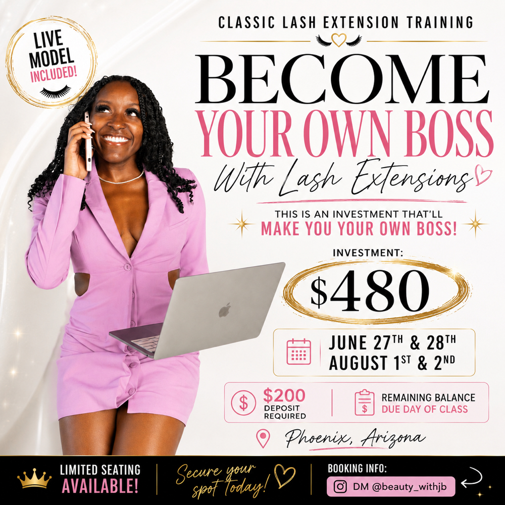 Classic Lash Extension Training at JB Beauty in Phoenix, AZ