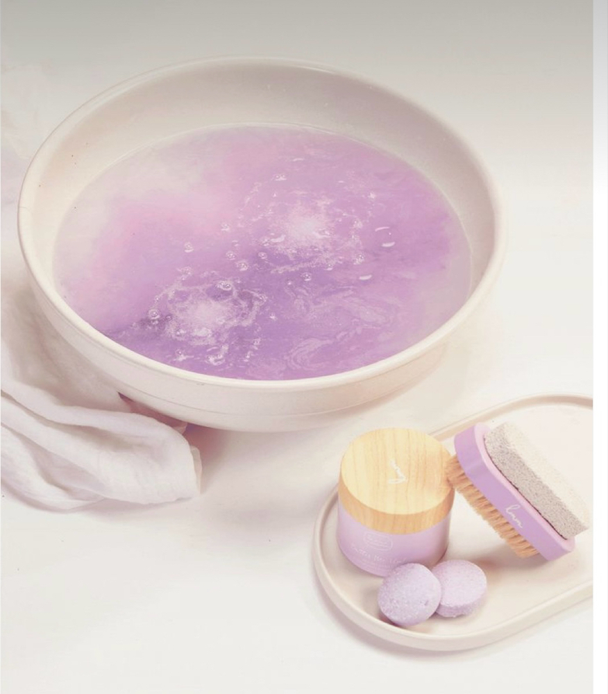 Luxury Glow Lavender Pedicure