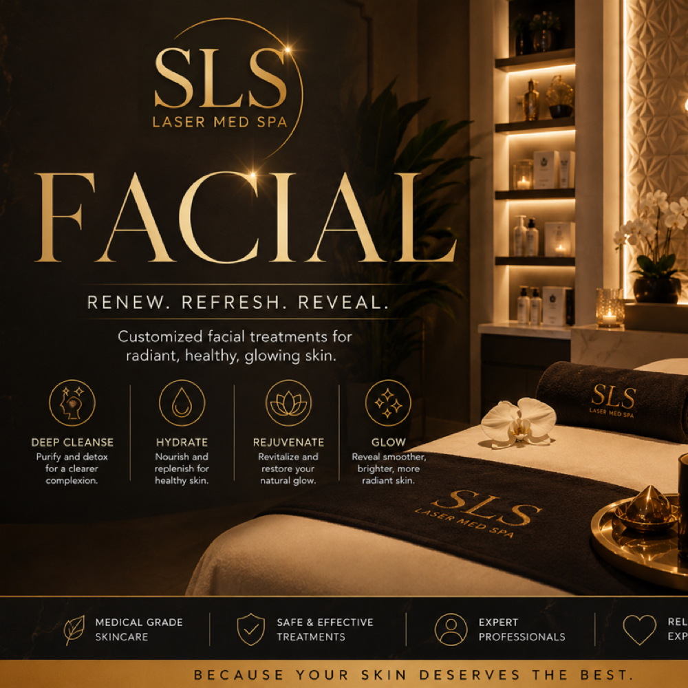 DELUXE SIGNATURE FACIAL EXPERIENCE at SLS Laser Medspa in Ontario, CA