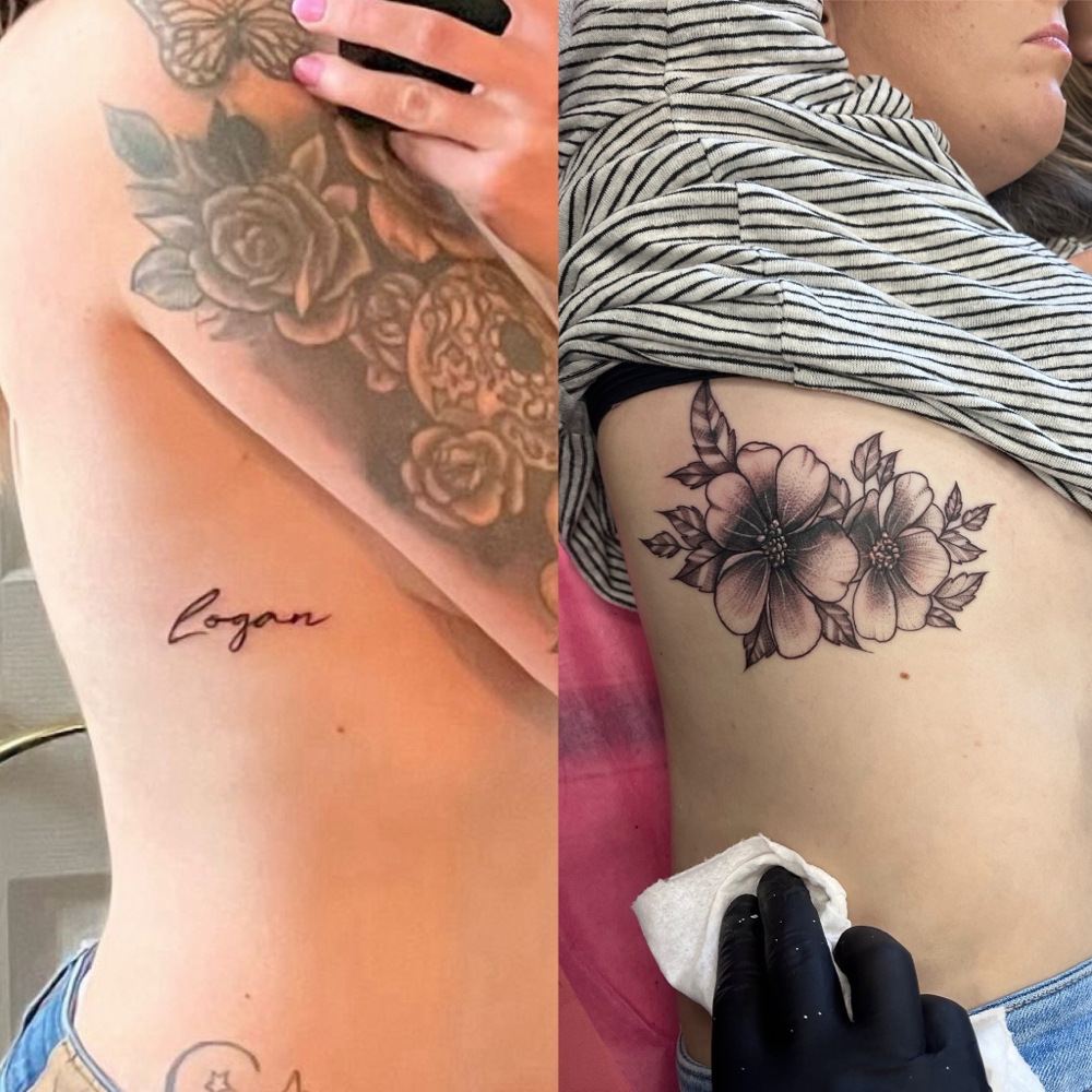 Tattoo Cover-up at Evervine Studio in Jackson, CA