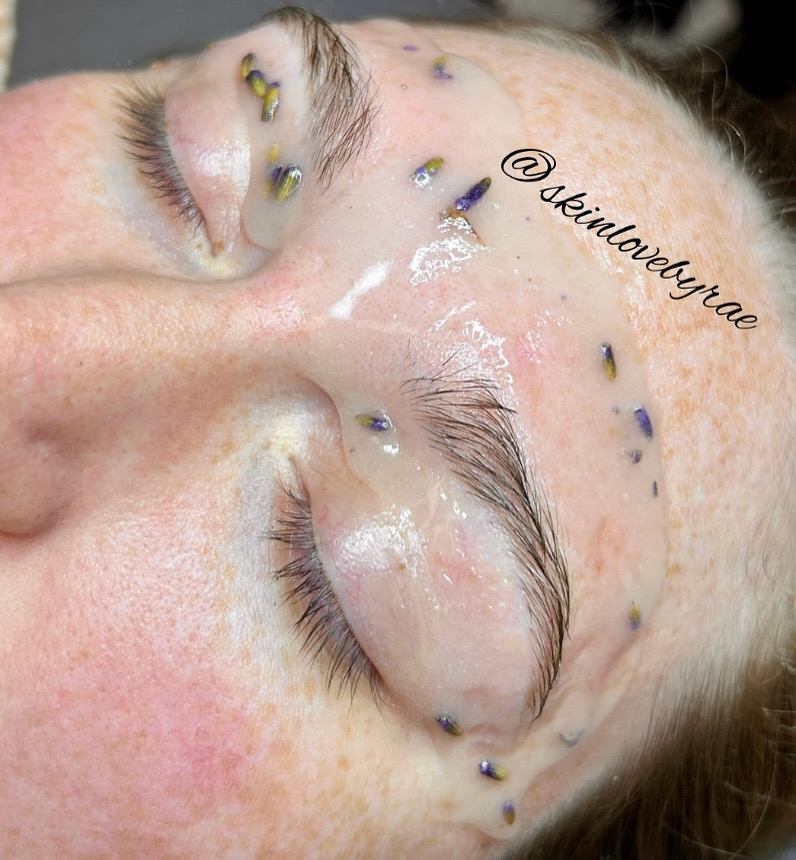 Post Brow Wax Calming Jelly Mask at Skin Love By Rae in New Hartford, NY