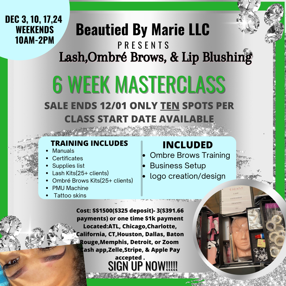 Lash, Brows, Lip Blushing