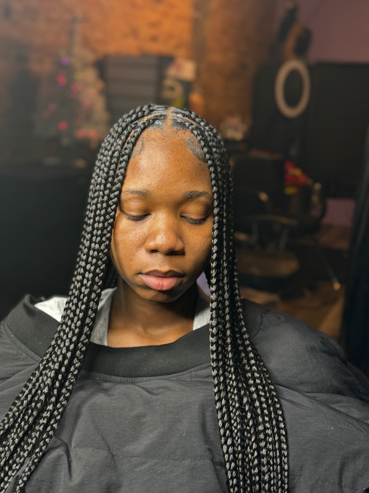 Smedium Knotless Braids