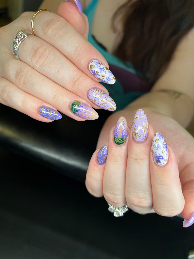FULL DETAIL - FREESTYLE NAIL ART at Pomalo Nail Studio in Bremerton, WA