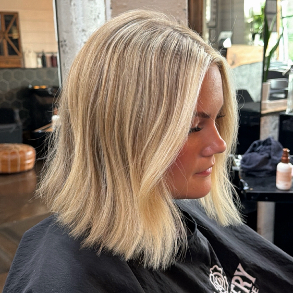 partial blend session at Hair by Avery in louisville, KY