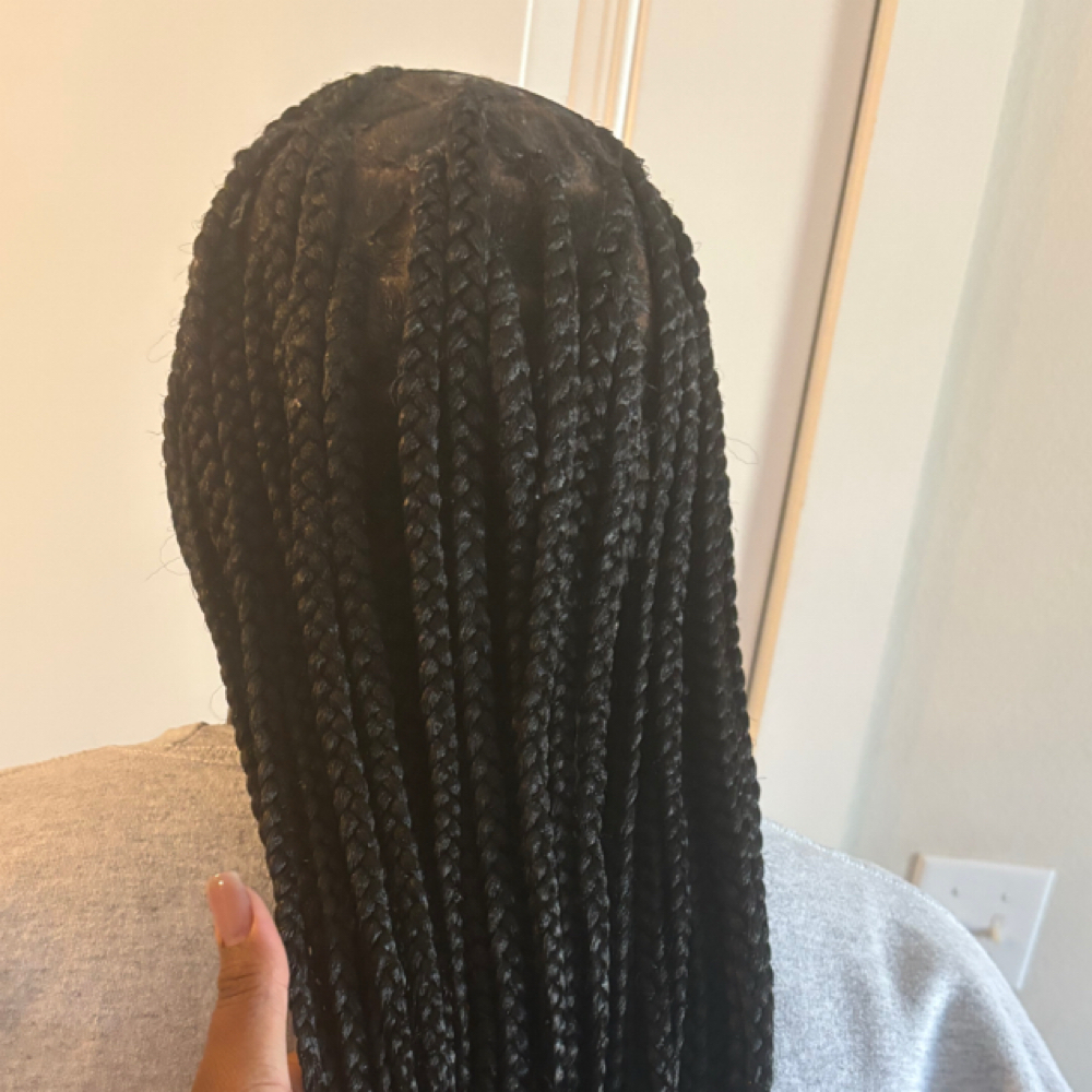 Med Knotless at BraidsByMisha in Gonzales, LA
