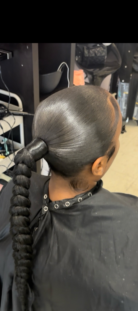 Braid pony (high, mid, side or mid)