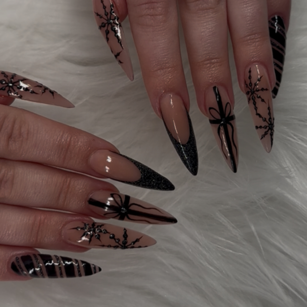 Extra Long Acrylic Set at Until Dawn Nails in Denver, CO