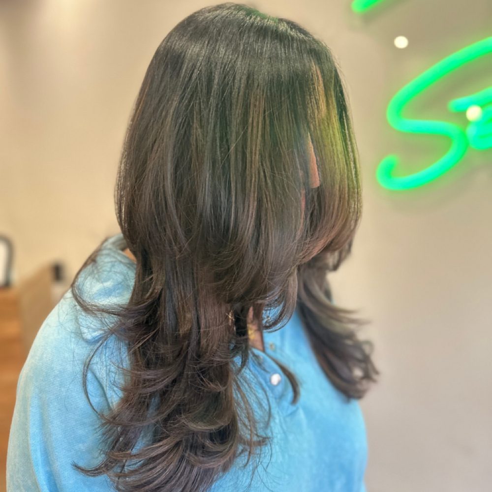 Blowout at The Mane Garden Salon in Huntington, NY