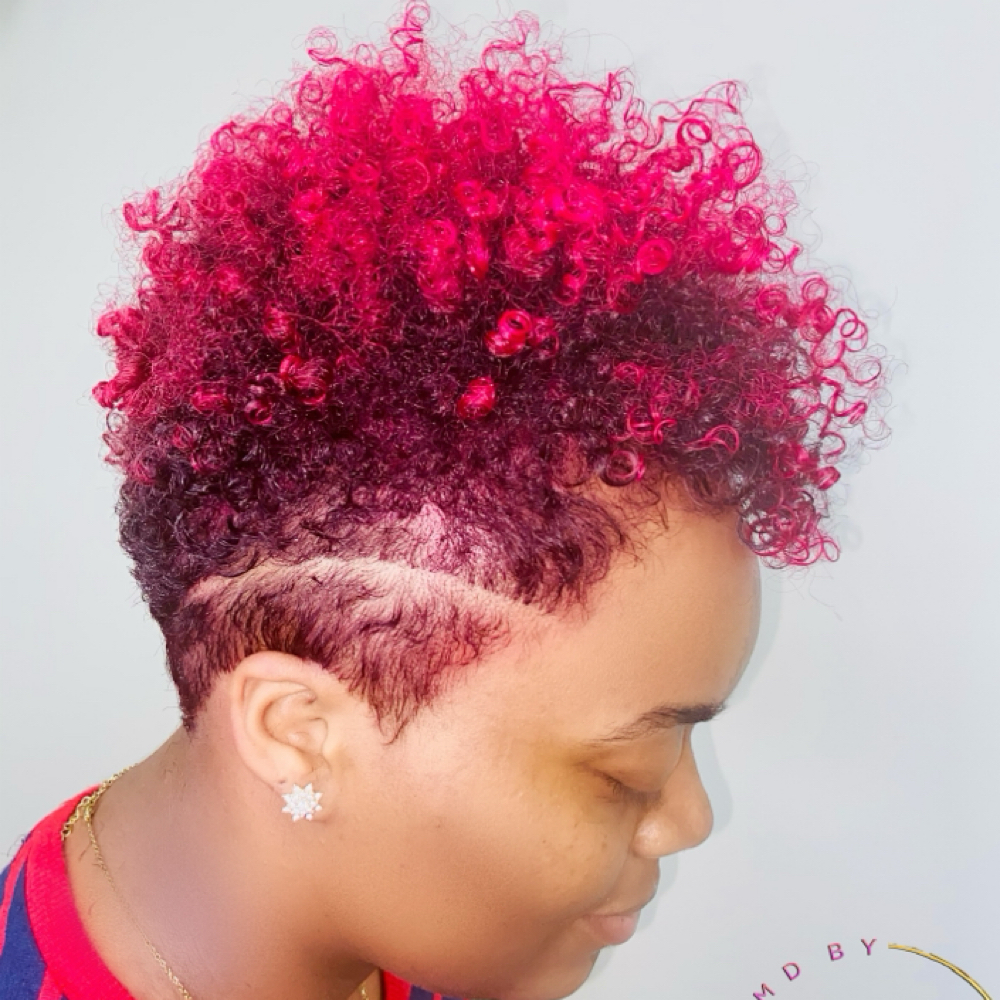 Clipper shape up at GlamdByMel in Somerset, NJ