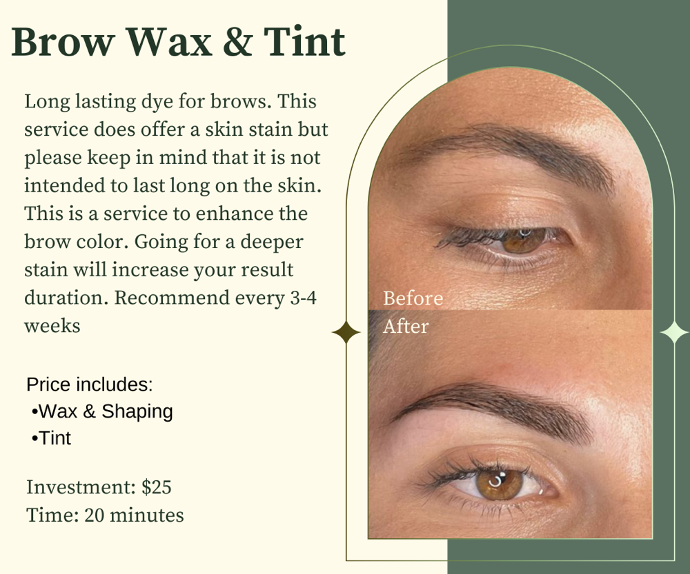 Brow Wax & Tint