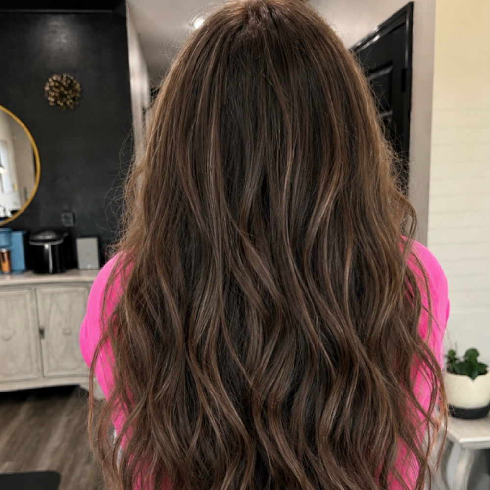 Full Brunette Lowlights Session at Studio N Salon in Fort Smith, AR