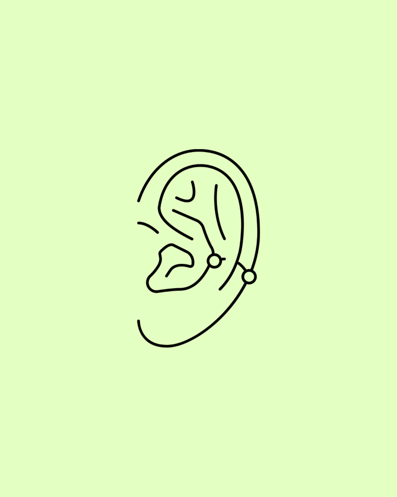 Anti-tragus piercing