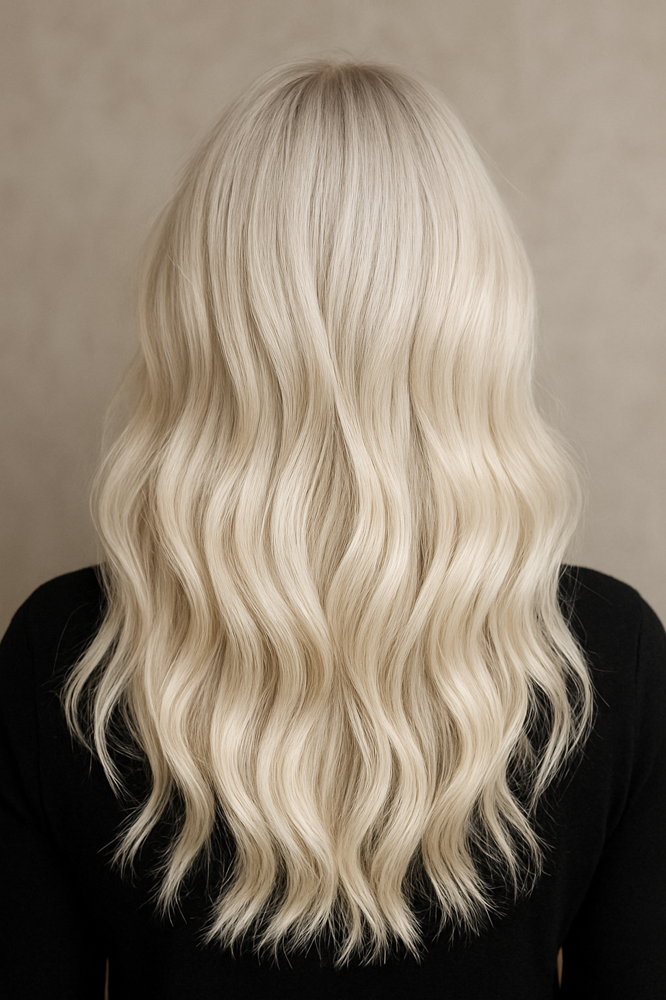 Scalp Bleach Root Retouch