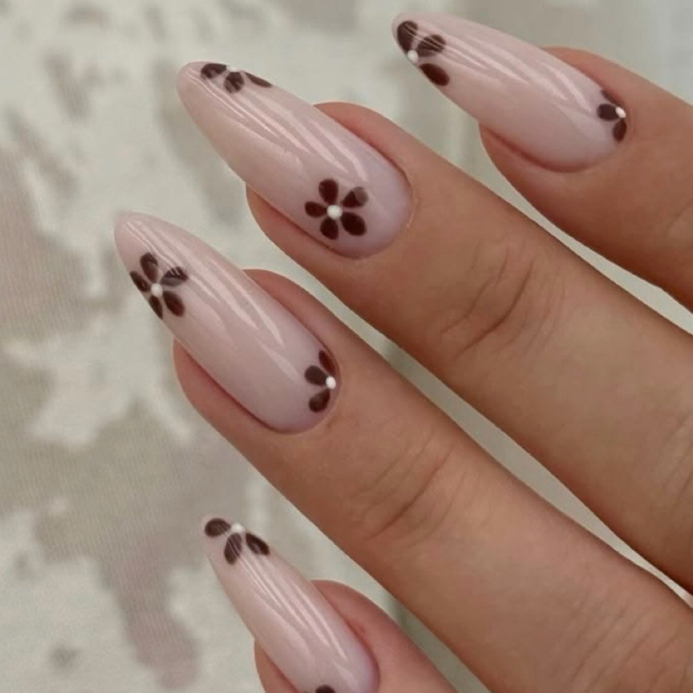 Acrylic Fill- Minimal Design at The Cheeky Peach Wax Studio & Esthetics in Granbury, TX