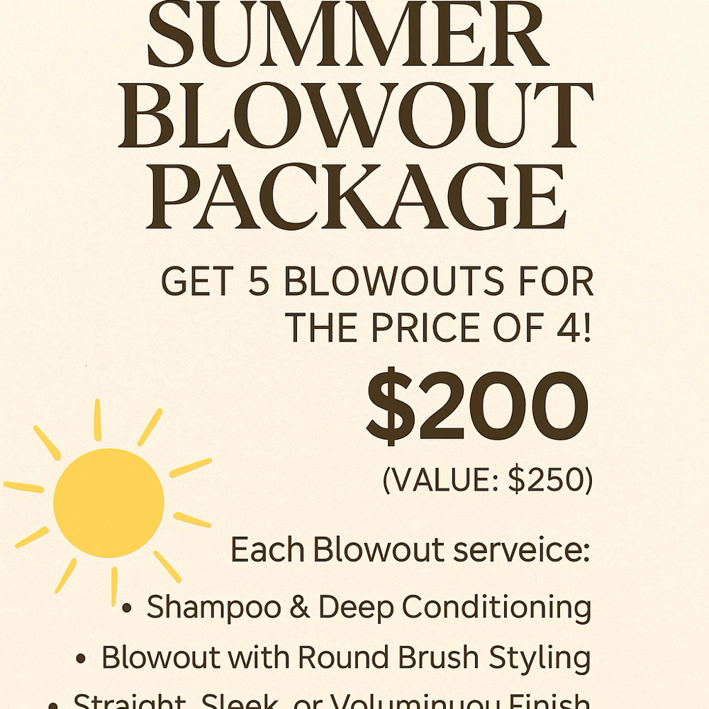 SUMMER BLOWOUT PACKAGE