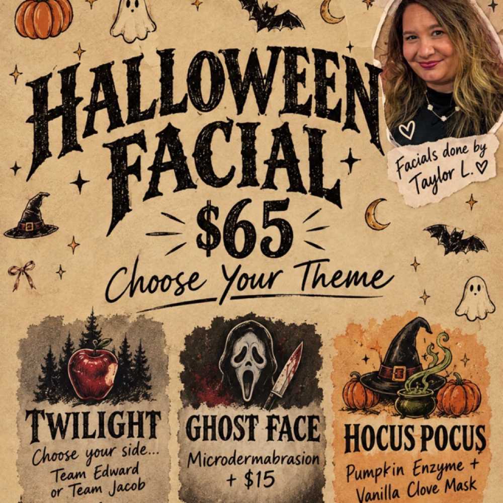 *Sale* Custom Fall Facial $65 at Bombshell Aesthetics in Monaca, PA