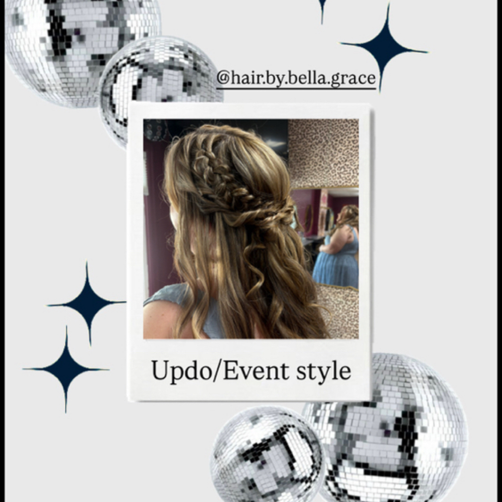 Updo/Events Style at BOLD Beauty Bar & Extensions in Norwalk, OH