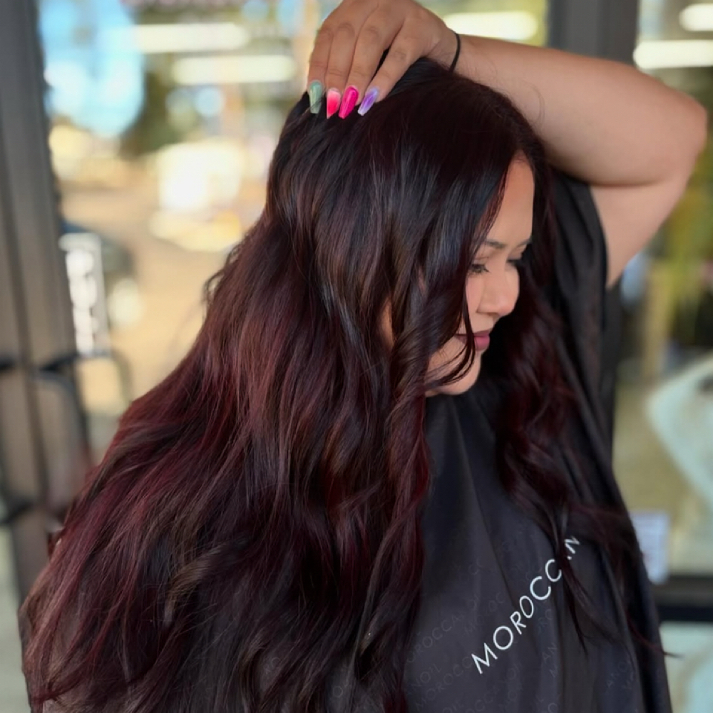 Custom All Over One Color at Lexi’s house of hair in Lakeside, AZ