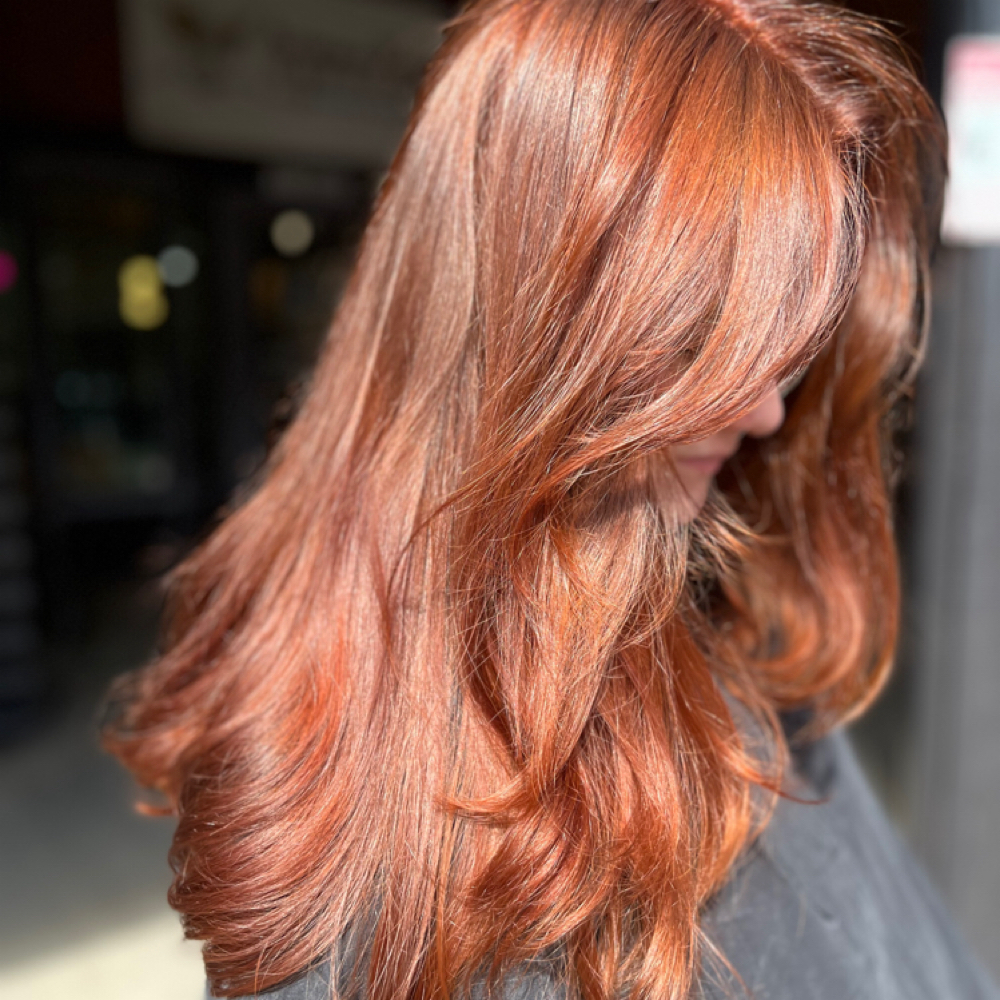 Custom All Over One Color at Lexi’s house of hair in Pinetop-Lakeside, AZ