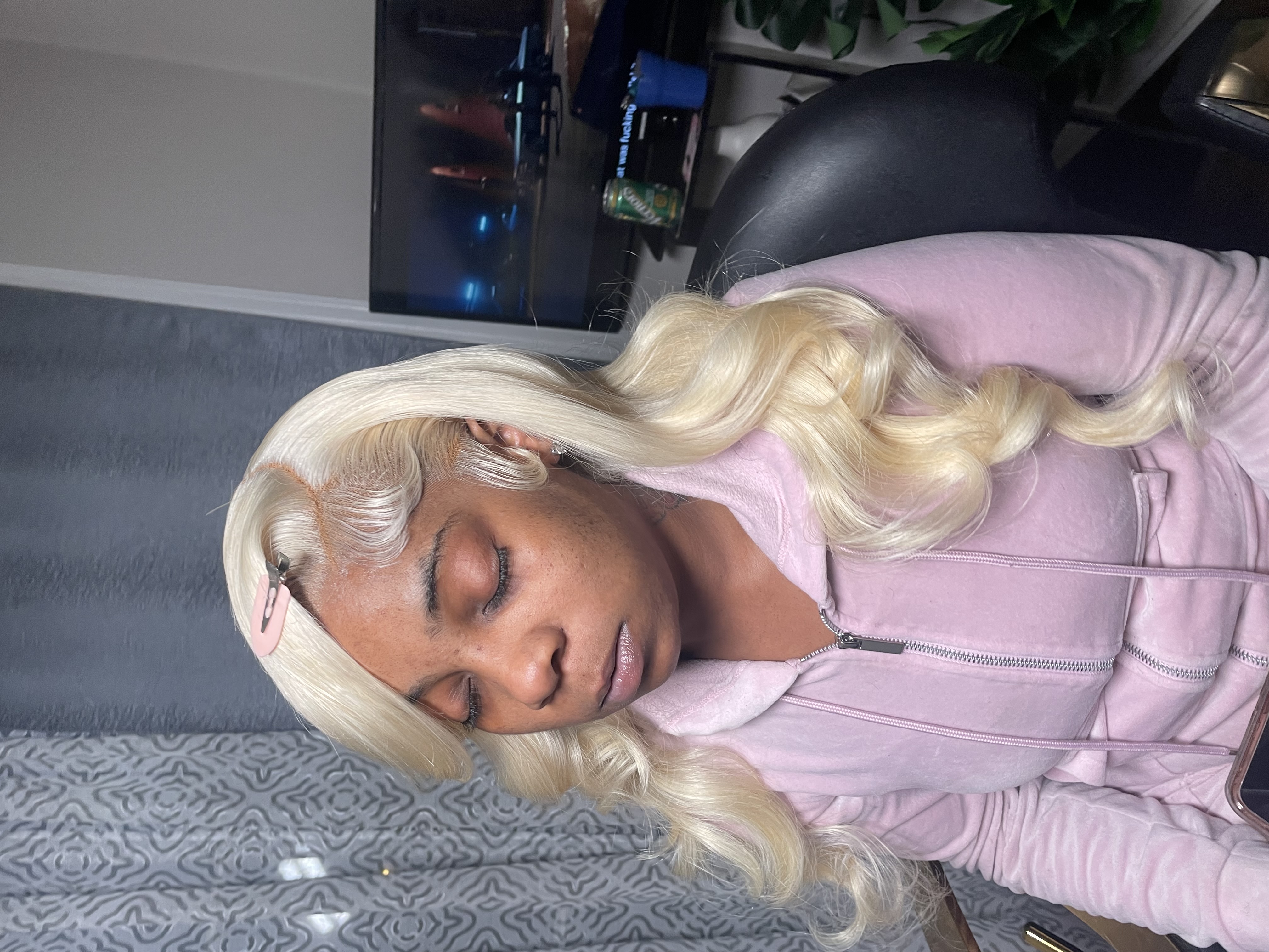 Frontal Wig Install at Hairstylist Ya 🎀 in Detroit, MI