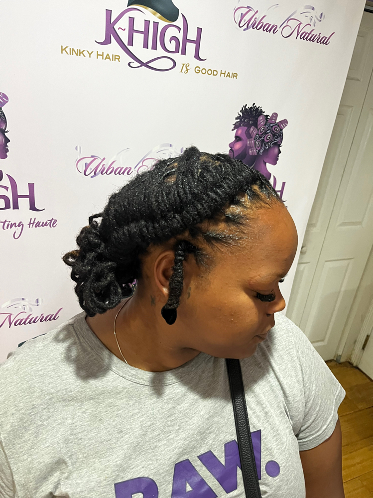 Loc Style TBD at Royal Roots Natural Hair Salon Studio in Bowie, MD
