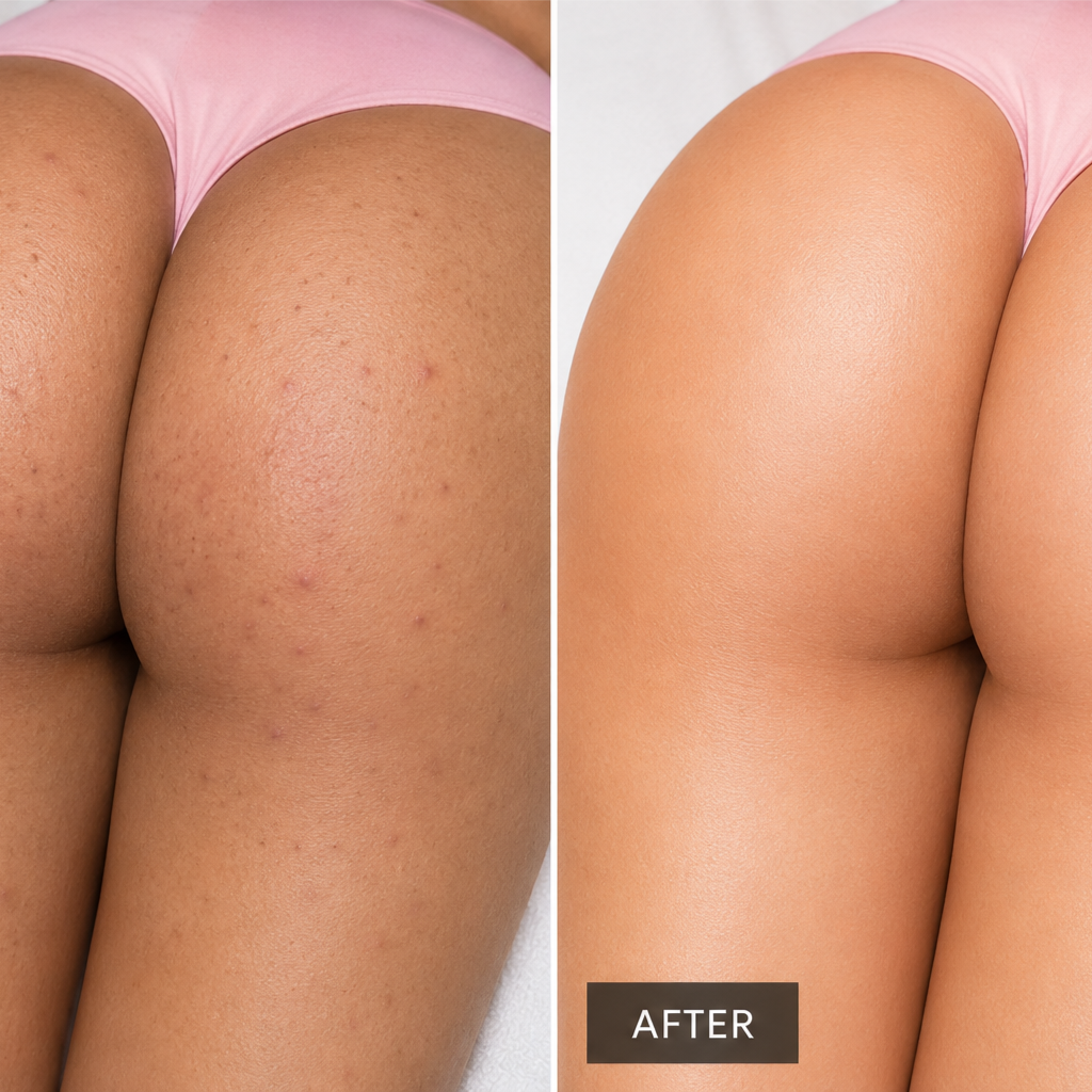 🍑 Booty Glow Facial at Derma Verite Esthetique Laser Studio in Elmhurst, NY