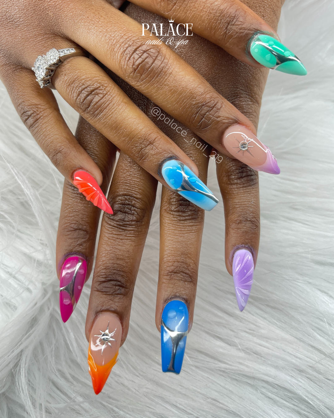 Fullset at Palace Nail Spa in Merrillville, IN