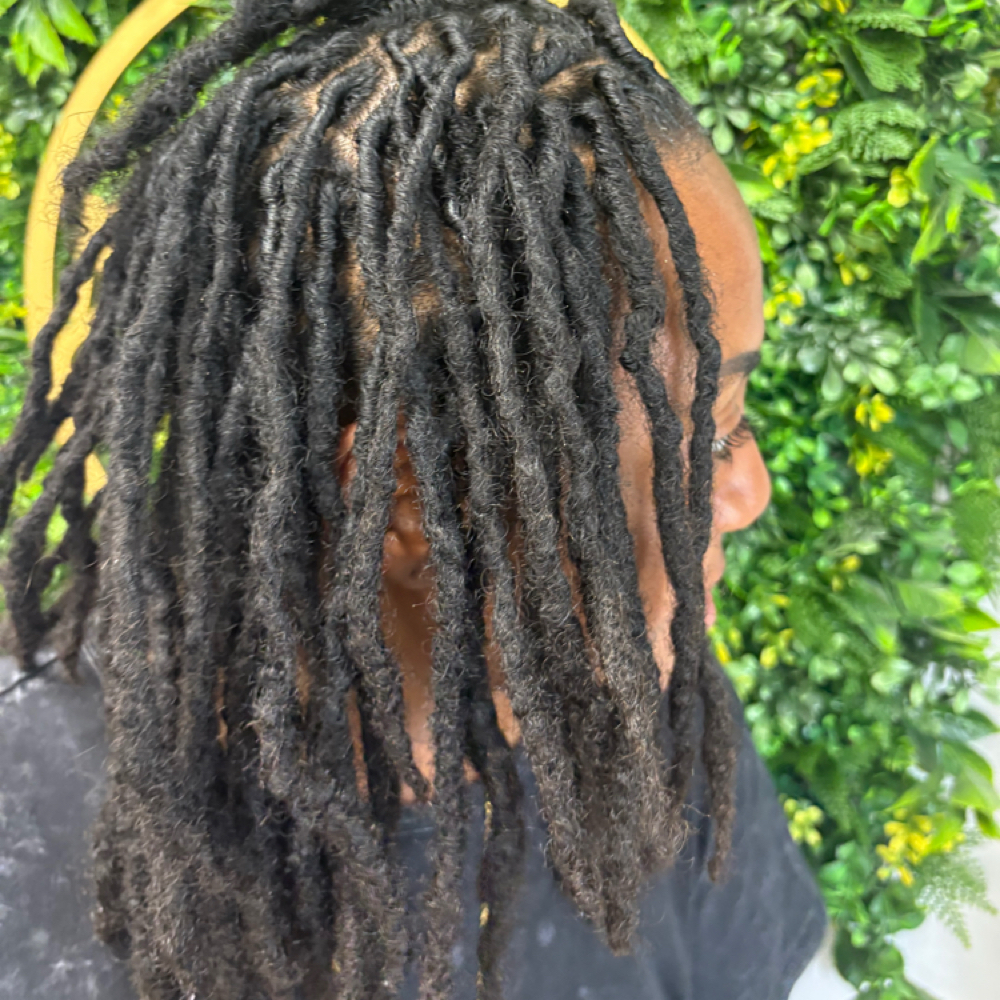 Loc Retwist at Mane In The Mirror Salon in Charlotte, NC
